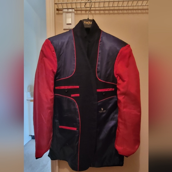 US Polo Assn Navy Sport Coat Blazer Jacket 38R Men Regular Fit - Picture 5 of 5